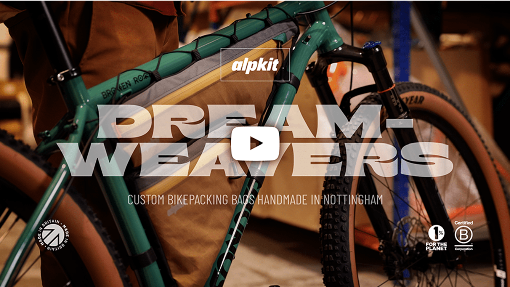Alpkit custom online frame bag