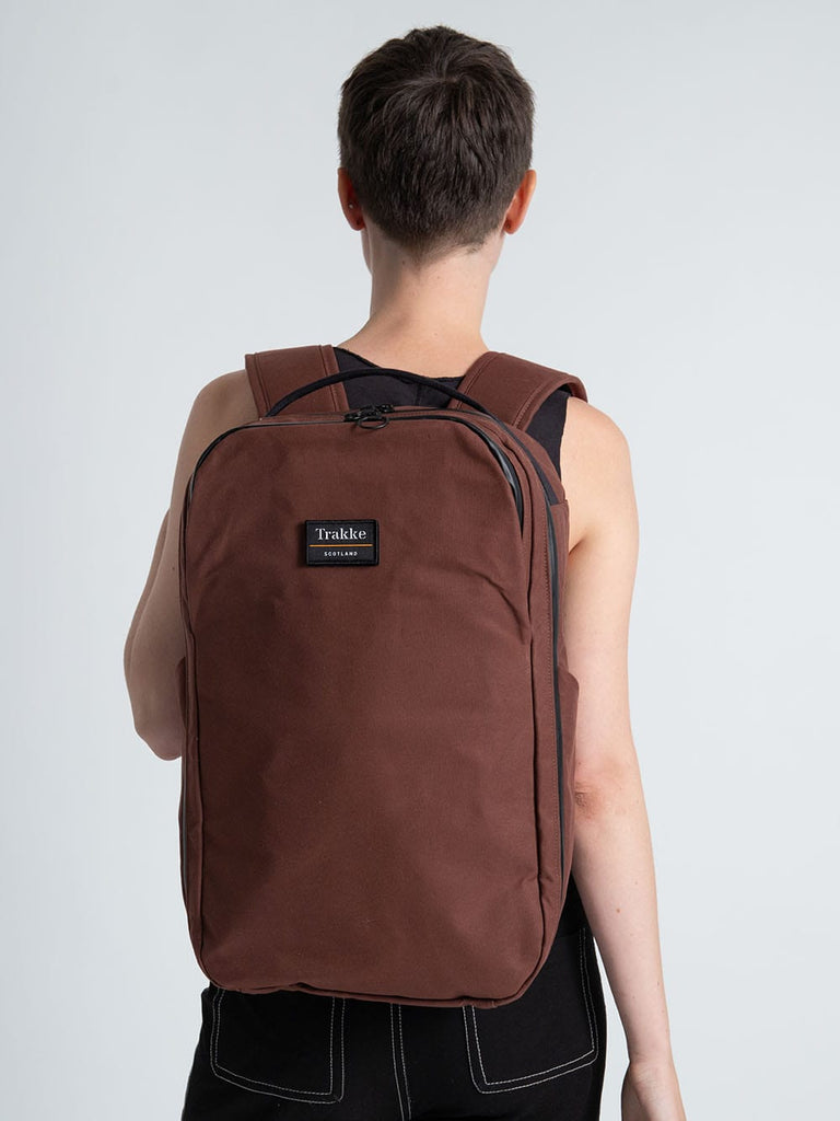 Trakke Storr 25L Travel Backpack Waxed Canvas Handmade in Britain
