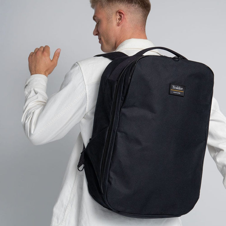 Trakke Storr 35L Travel Backpack Waxed Canvas Handmade in Britain Trakke Storr 35L Travel Backpack Waxed Canvas Handmade in Britain