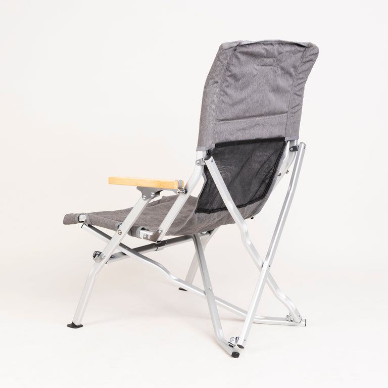 alpkit bask chair folding camping chair rear