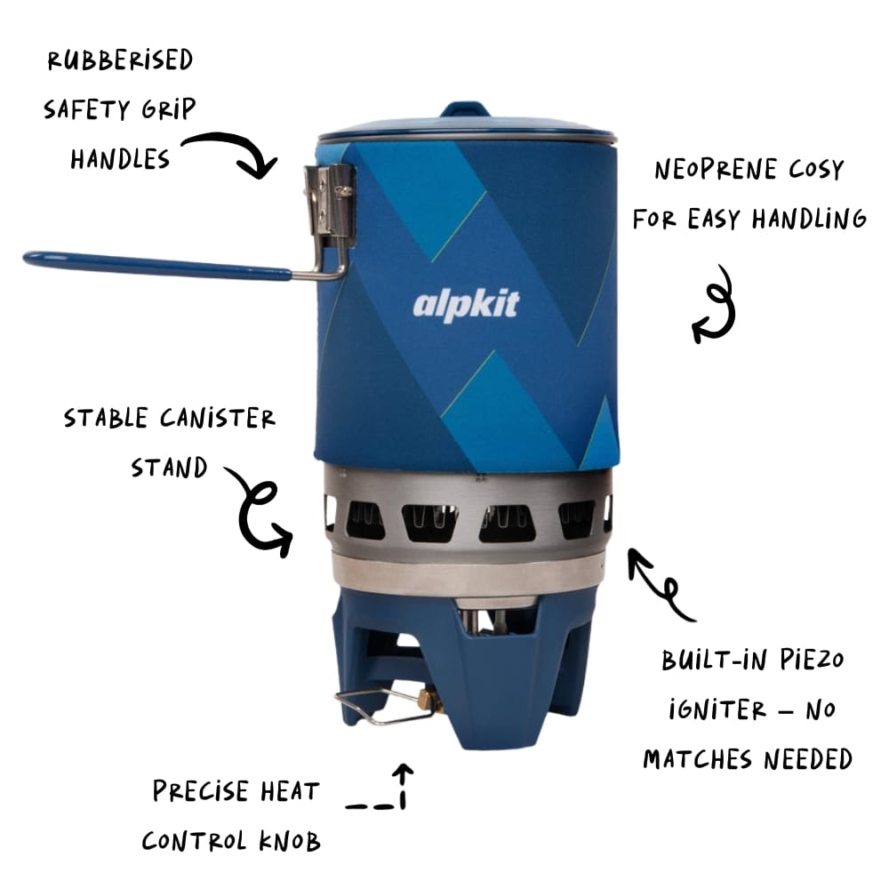 BruKit Camping Stove Lightweight Cookware System