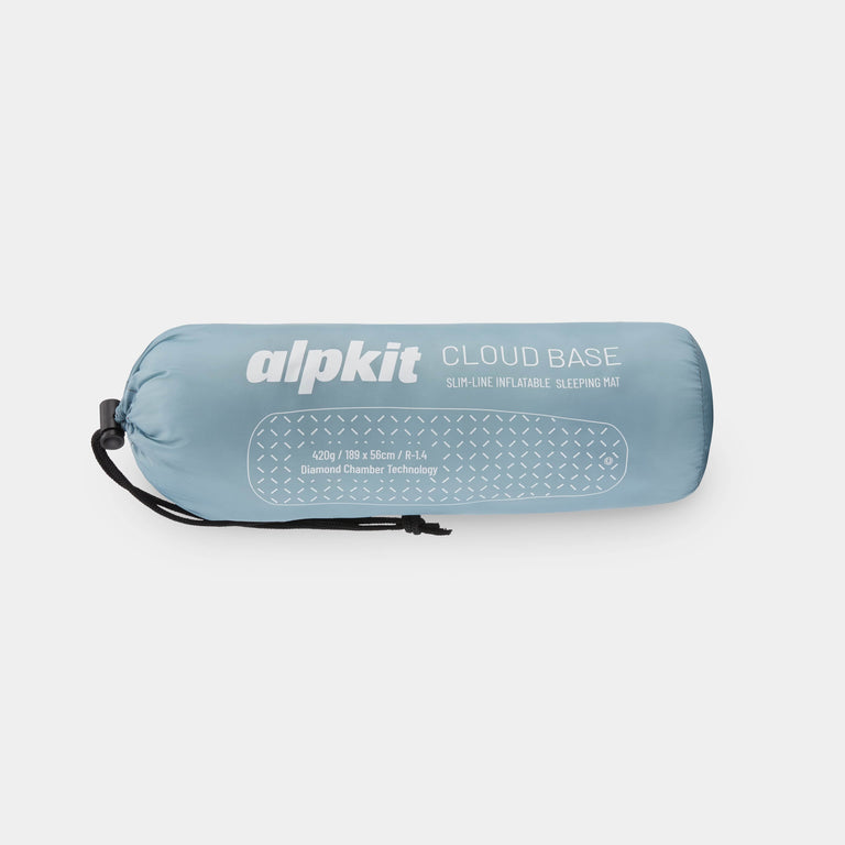 alpkit cloud base sleeping mat in mercury packed