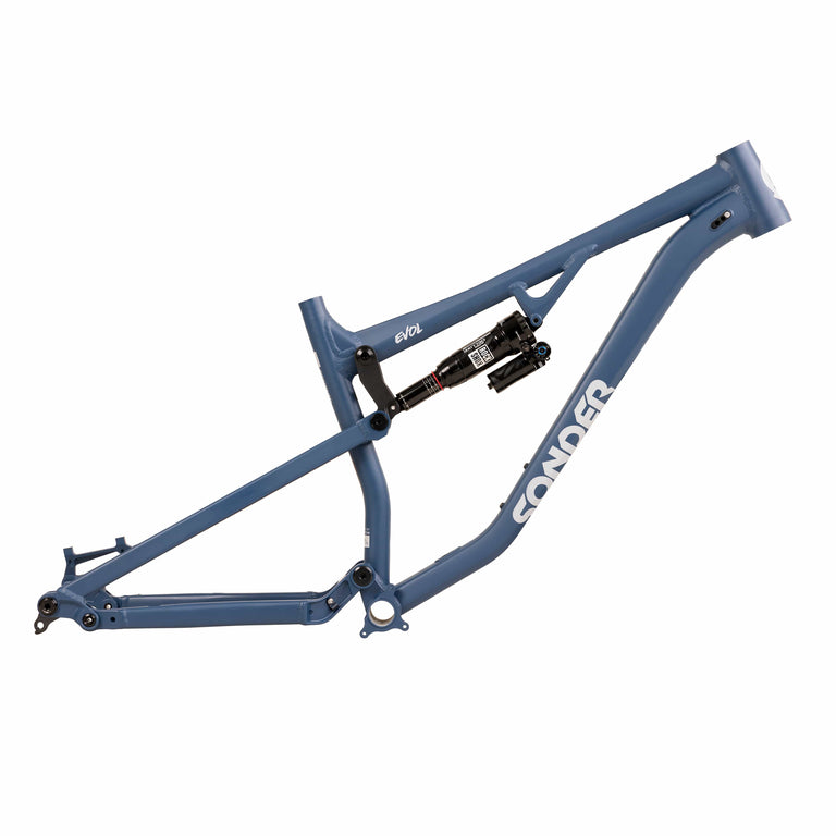 Evol frameset in Storm Blue