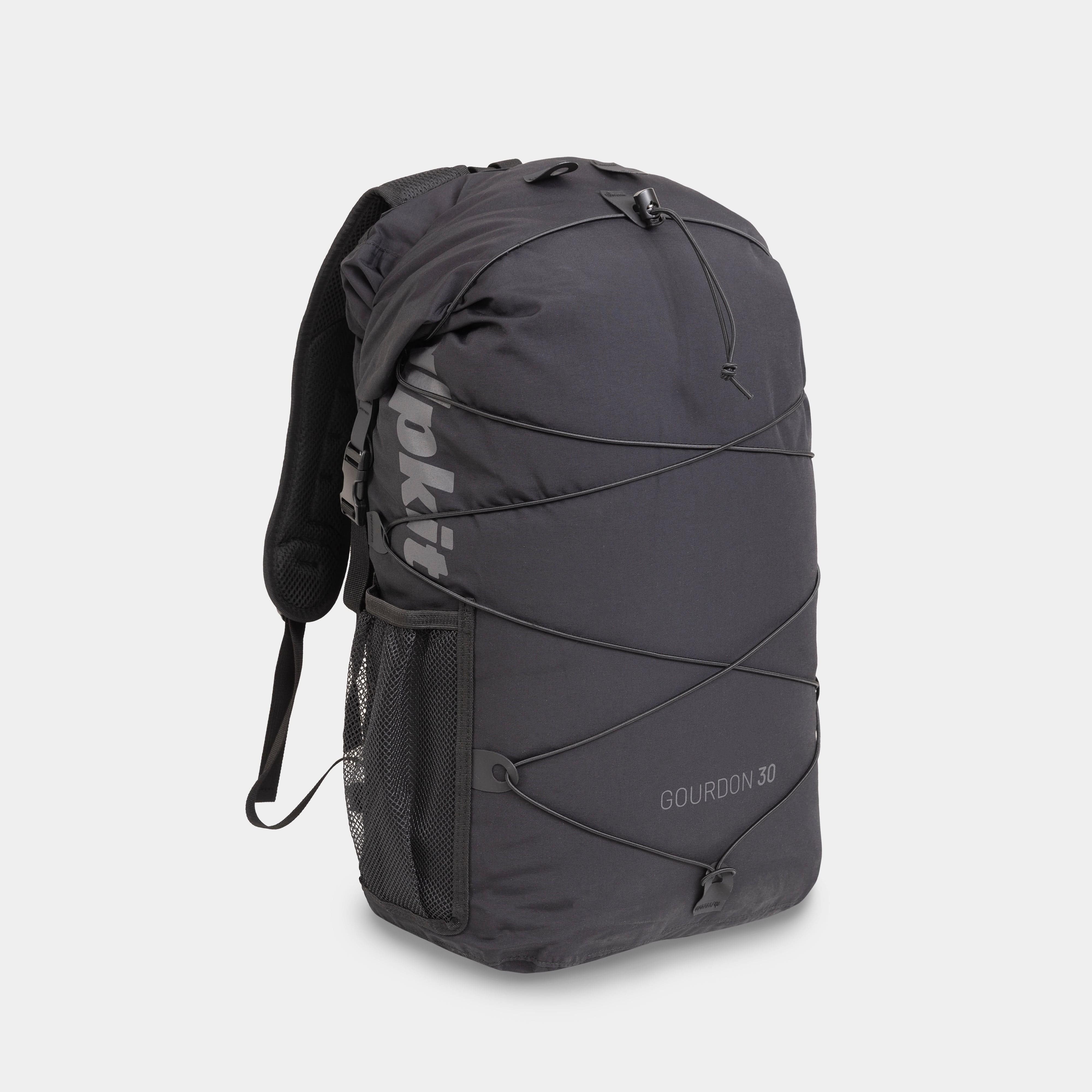 alpkit Gourdon 30 dry bag backpack in black