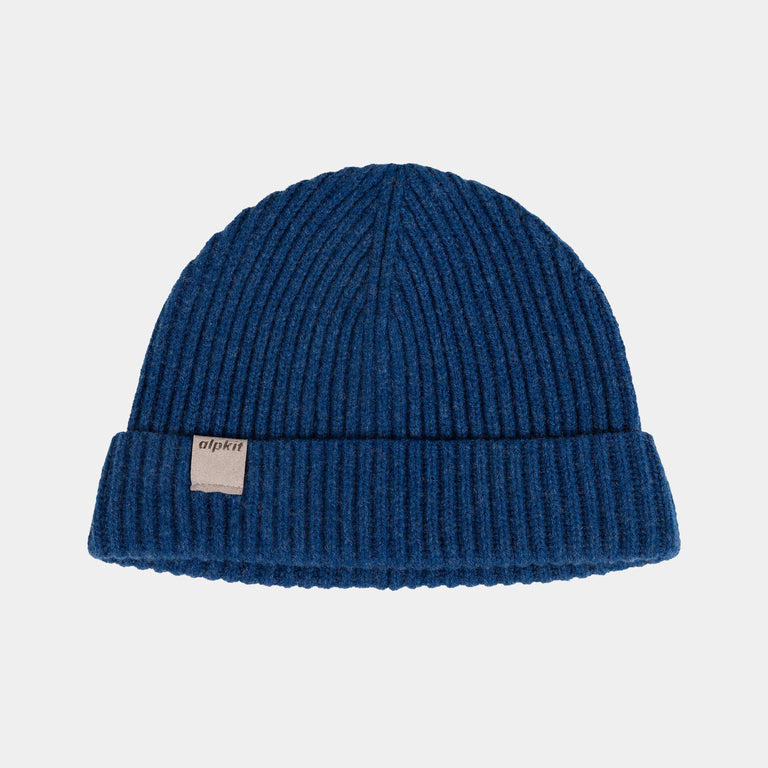 Alpkit Idwal beanie hat in neptune blue