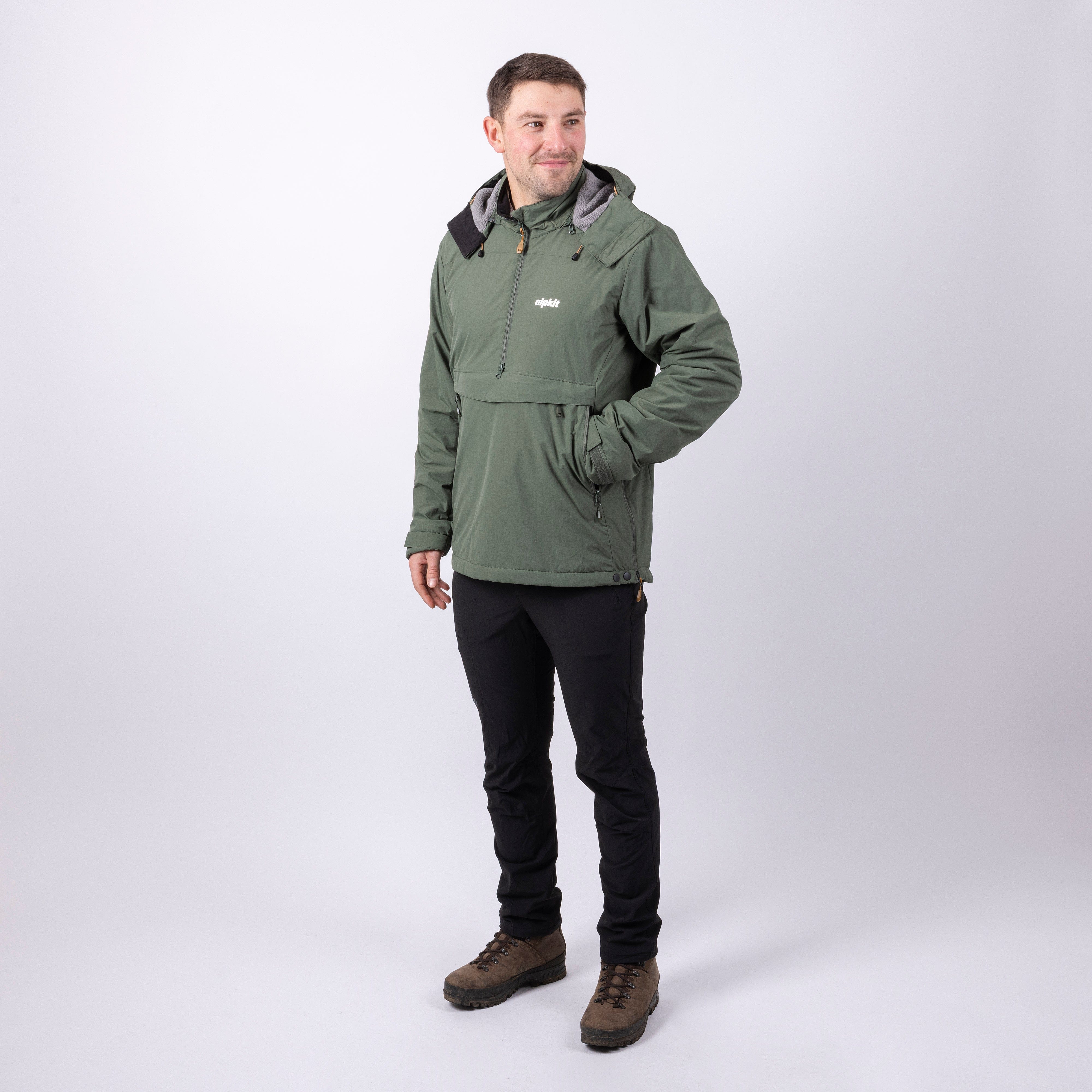 Jura Men's Pile Fleece-Lined Windproof Mountain Smock