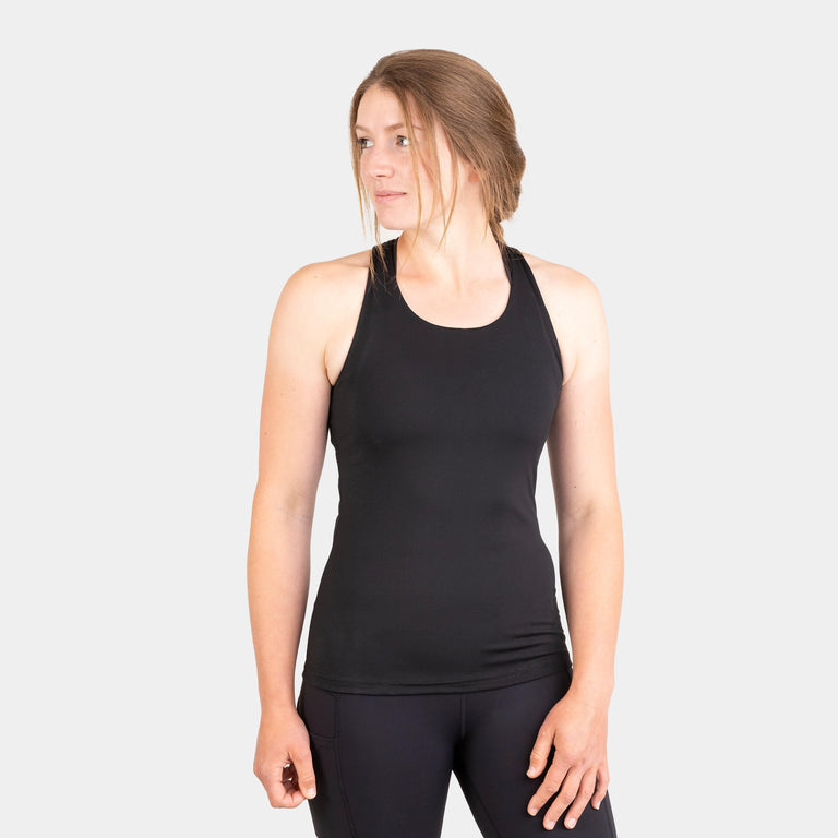 alpkit womens casino vest in black