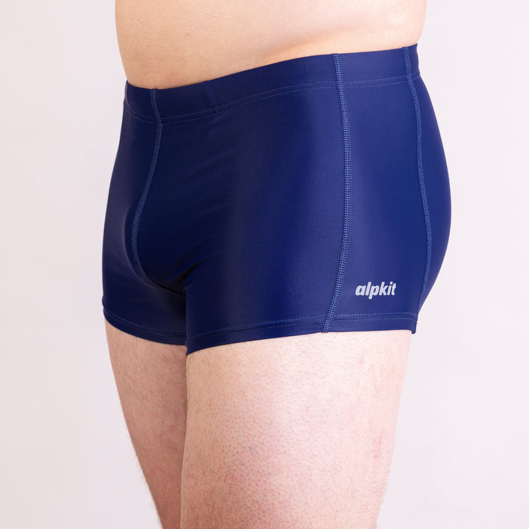 alpkit mens bredon swimming shorts in outerspace blue front