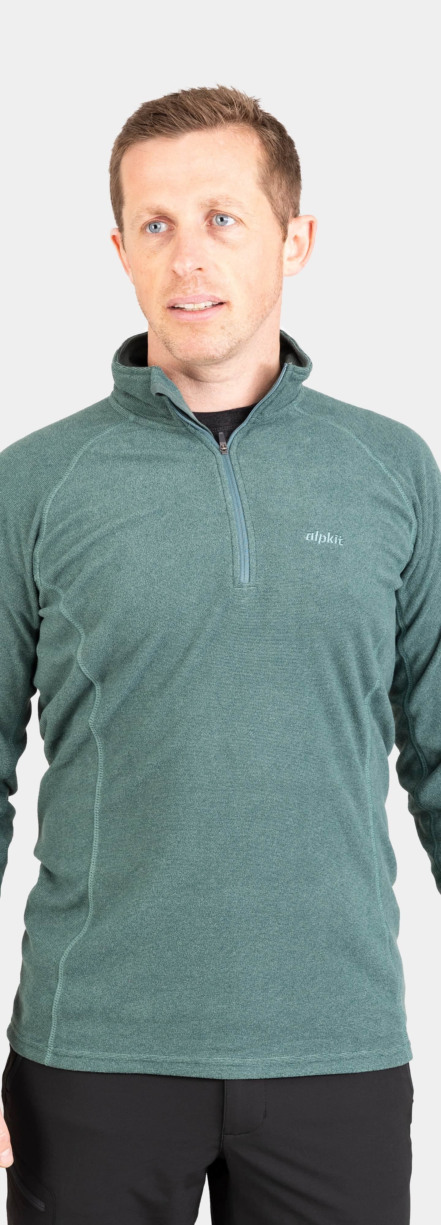 Kelpie Mens Quarter Zip Micro Fleece Top