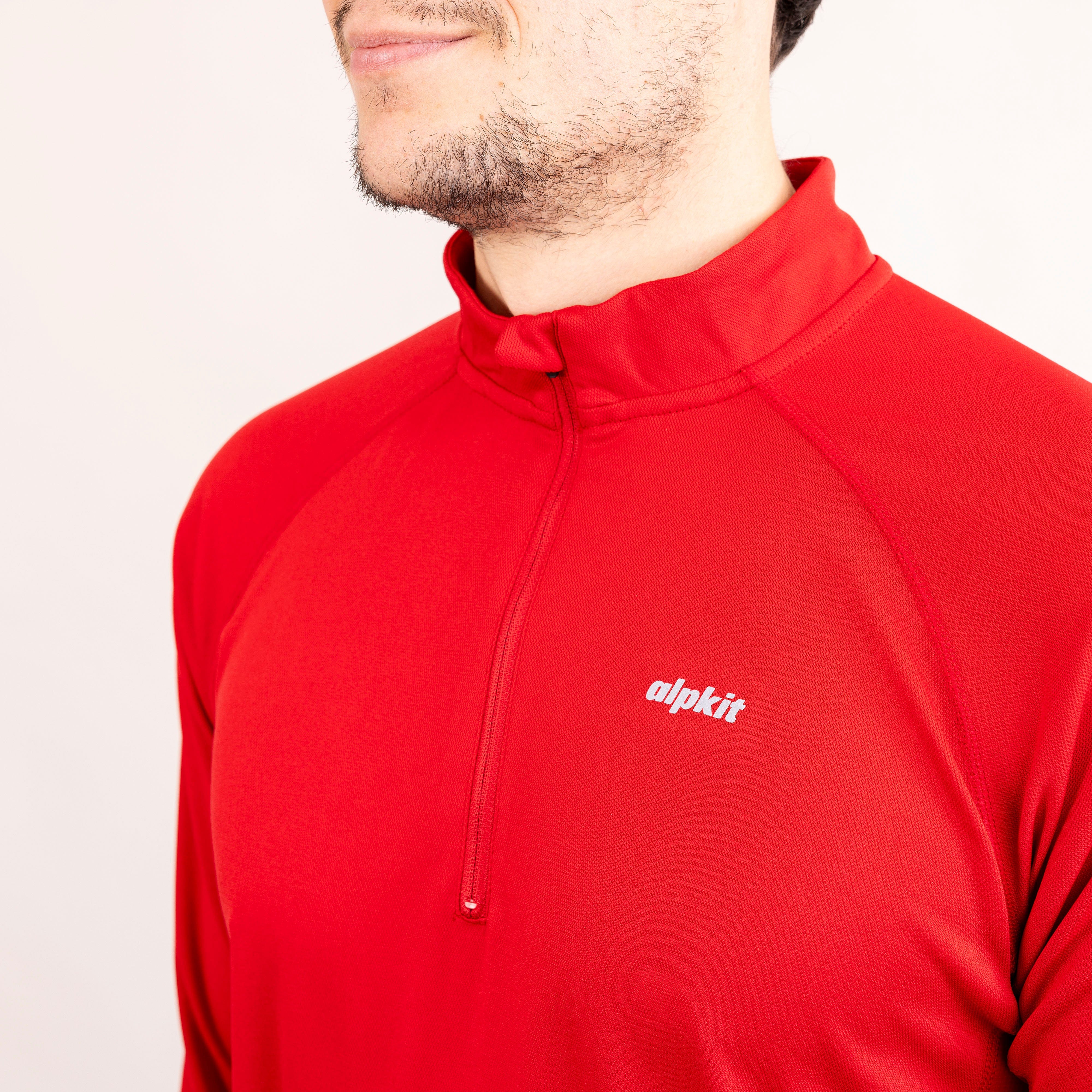 Koulin Trail Long Sleeve Zip-Neck Men's Wicking Base Layer