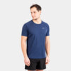 Alpkit mens Koulin trail short sleeve baselayer in outer space blue