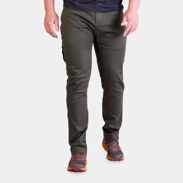 alpkit mens Kraft trousers in kelp green |aj