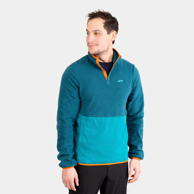 alpkit mens loki fleece in spruce