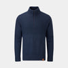 Men's Norge Half-Zip wool jumper in Outerspace