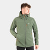 alpkit mens resolute softshell jacket in alder green