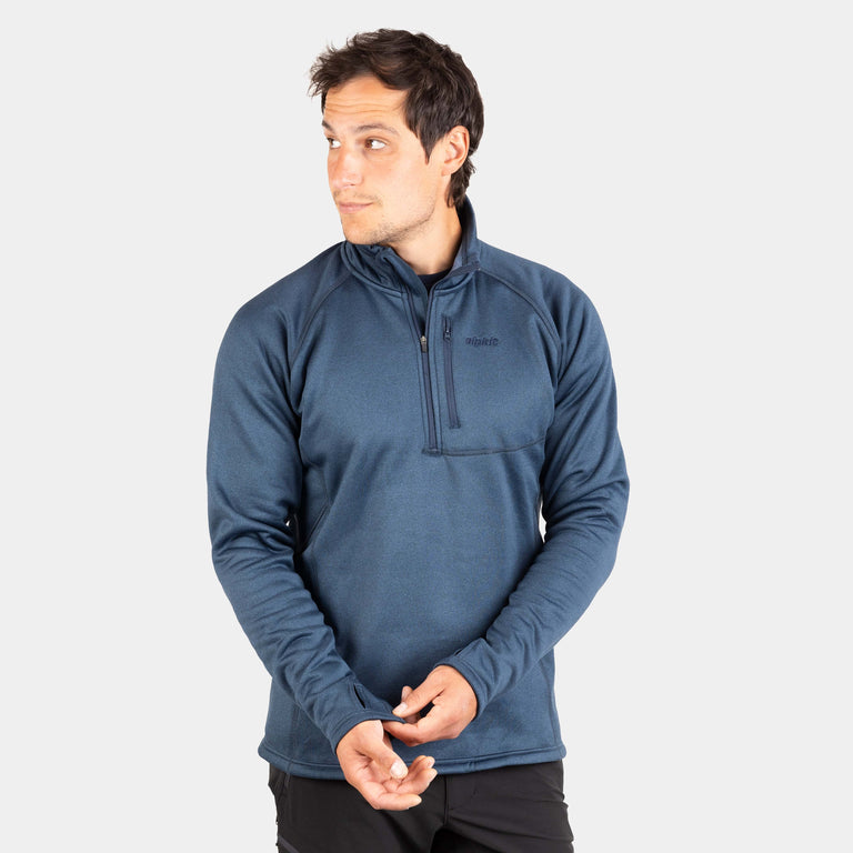 Alpkit Yakutian men's fleece in Outerspace blue|sl