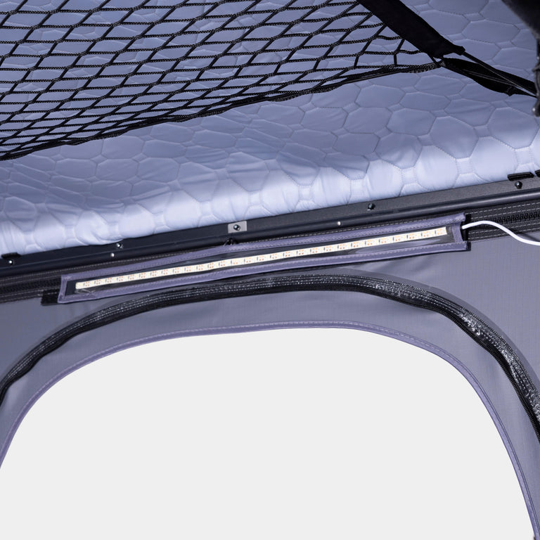 Nest pop up roof tent light fixture