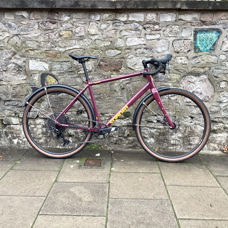 gravel bike sram apex Sonder Camino Al Gravel Bike Sram Apex Ruby Large Clearance