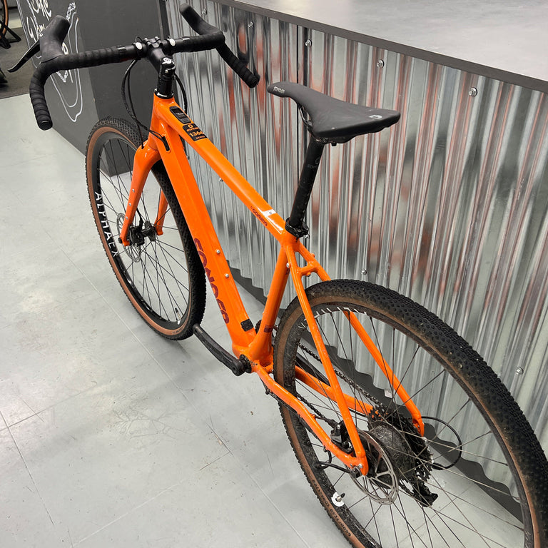 orange bike gravel Sonder El Camino Gravel E-bike Sram Rival Orange Small Clearance