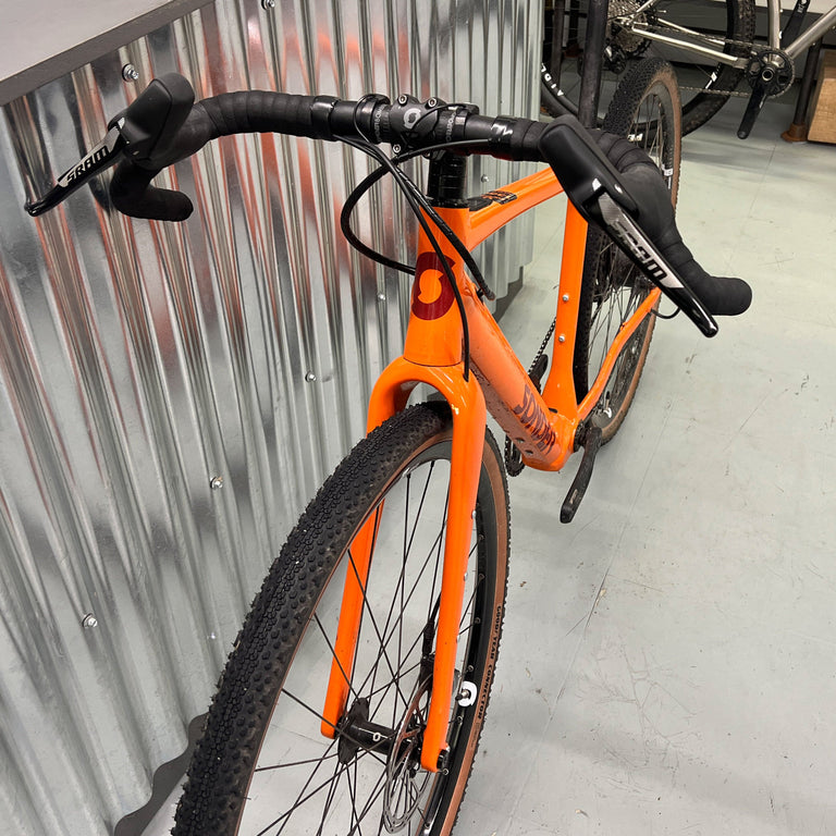 orange bikes gravel Sonder El Camino Gravel E-bike Sram Rival Orange Small Clearance