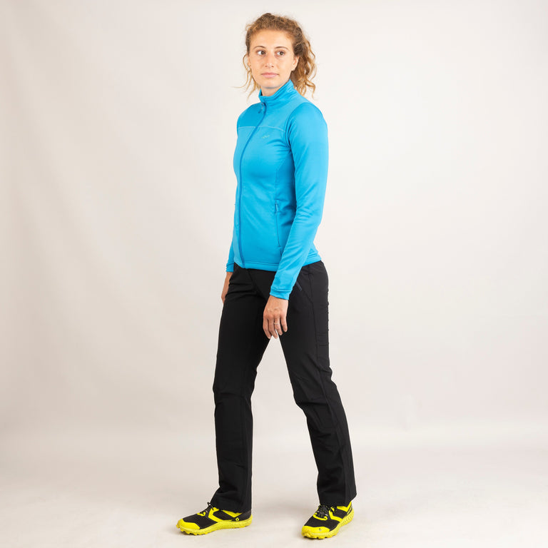 alpkit akita fleece womens in reef outfit