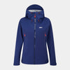 alpkit womens balance waterproof jacket in nemo blue