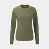 Women's Brenin jumper in Stirling green
