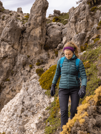 Synthetic down top jacket women's