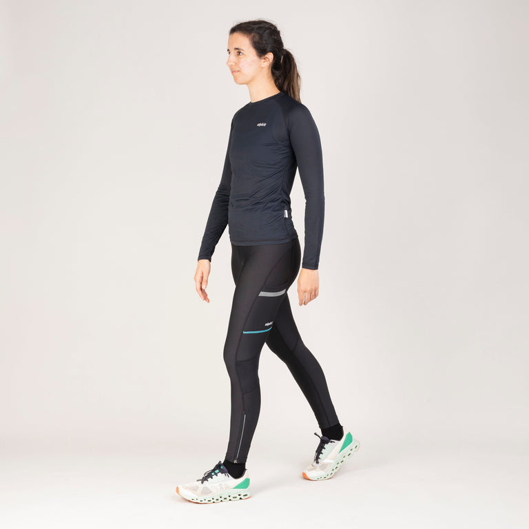 alpkit womens koulin trail running fell running tights in black outift