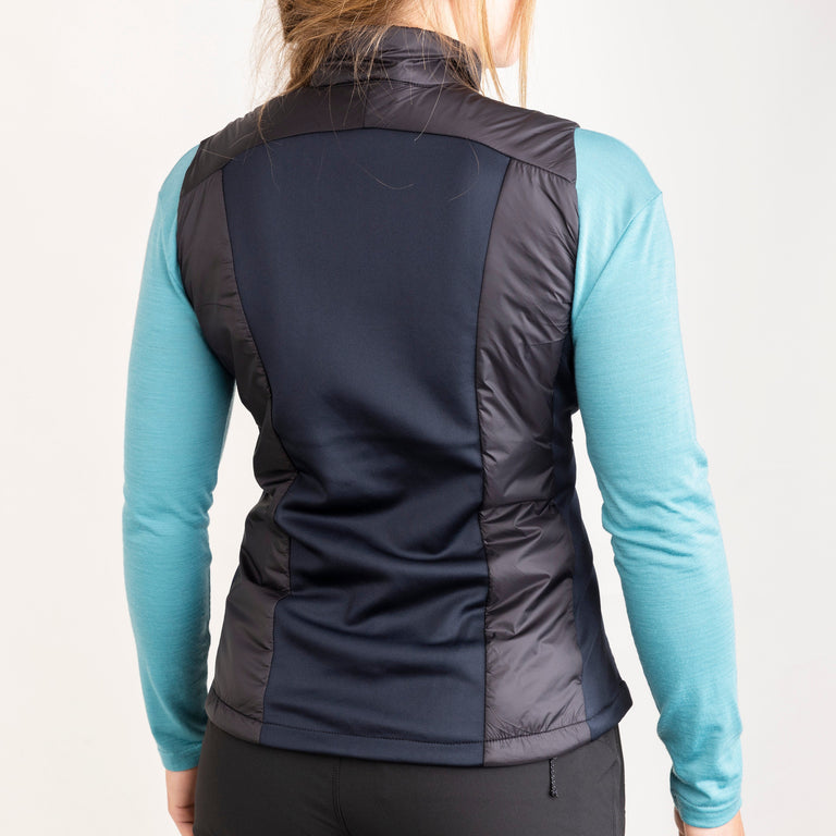 alpkit womens Sierra vest in black back