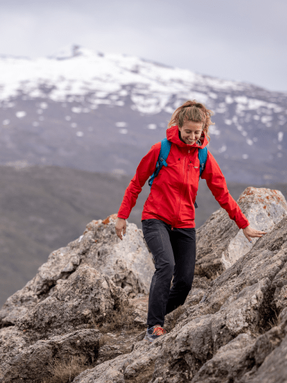 Hiking top coat womens