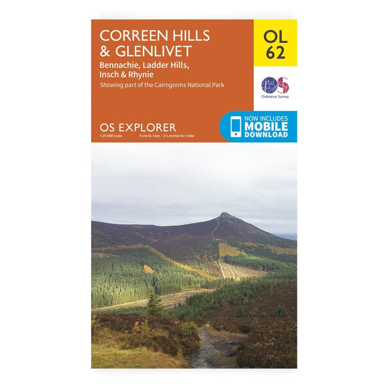 OS Explorer / Coreen Hills & Glenlivet