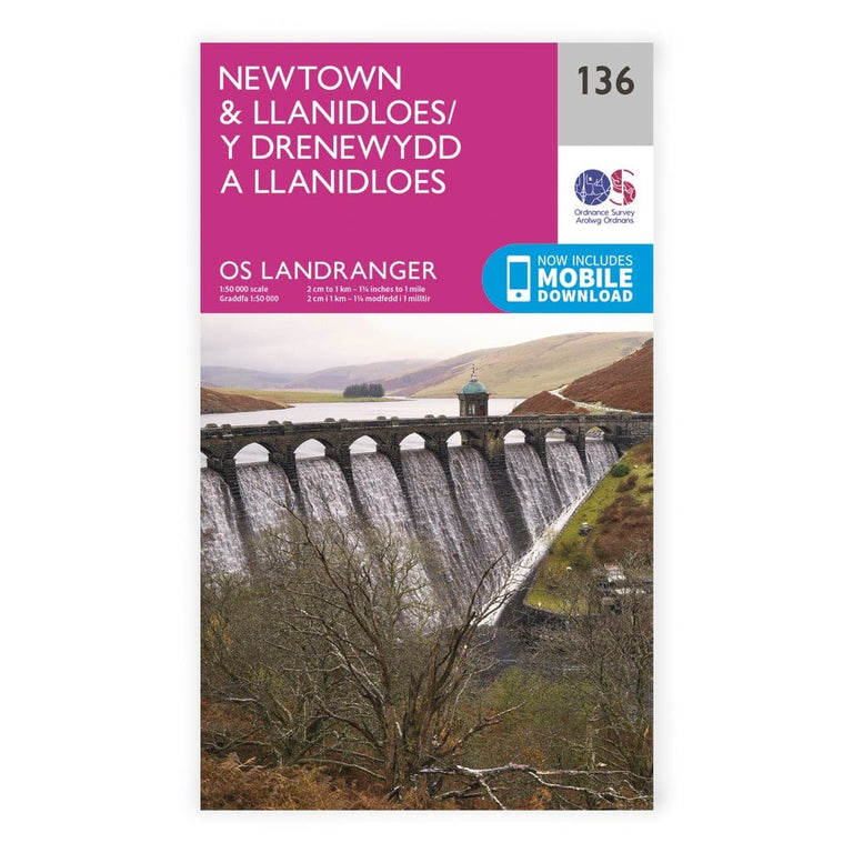 OS Landranger / Newtown & Llanidloes