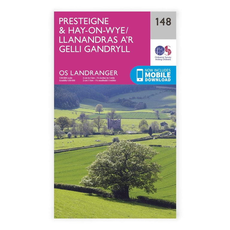 OS Landranger / Presteigne & Hay On Wye