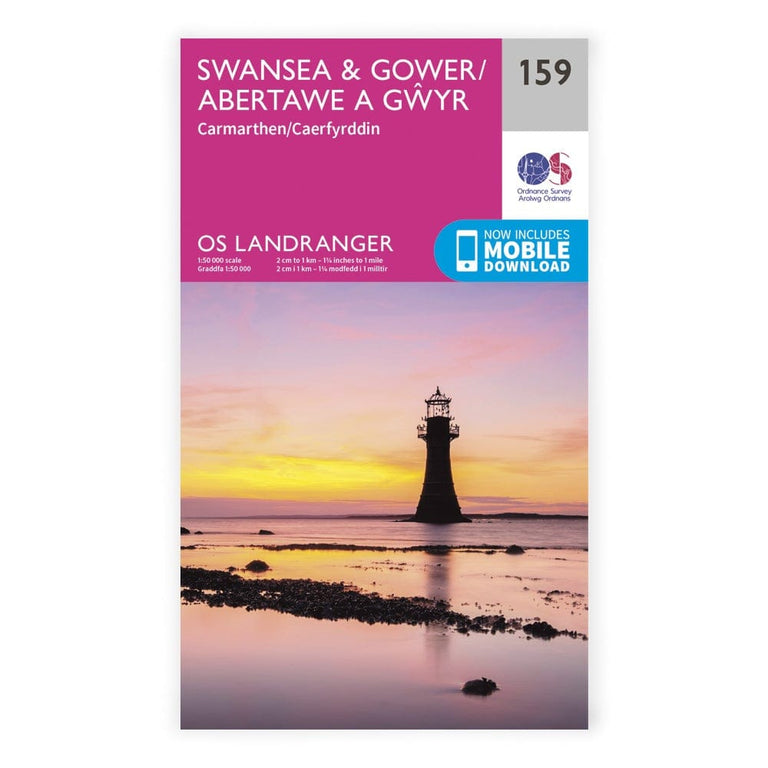 OS Landranger / Swansea & Gower