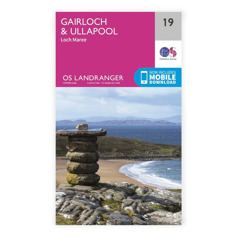 OS Landranger / Gairloch & Ullapool,Loch Maree