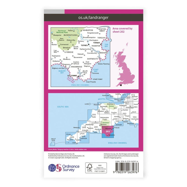 OS Landranger / Torbay & South Dartmoor