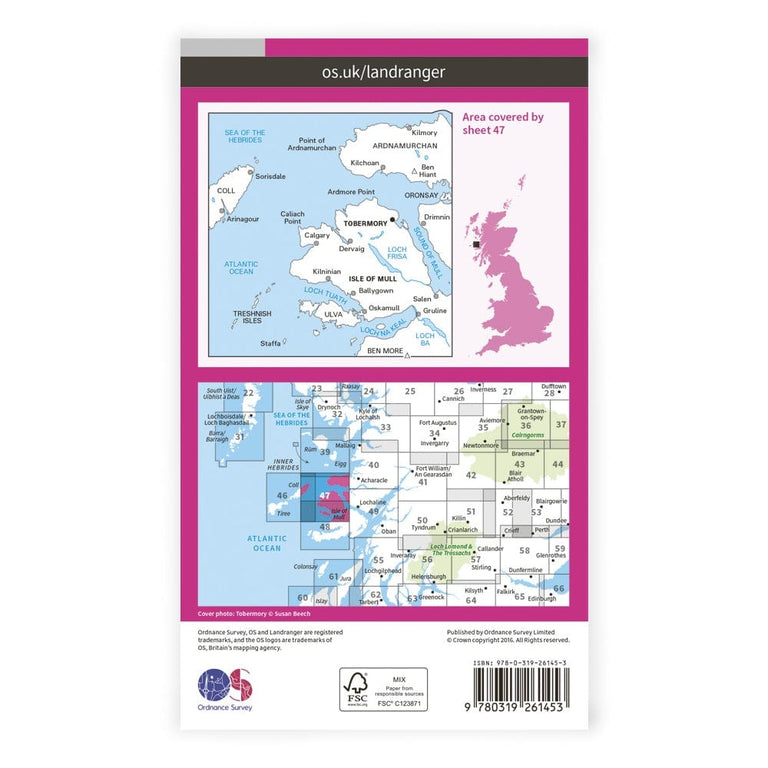 OS Landranger / Tobermory & North Mull