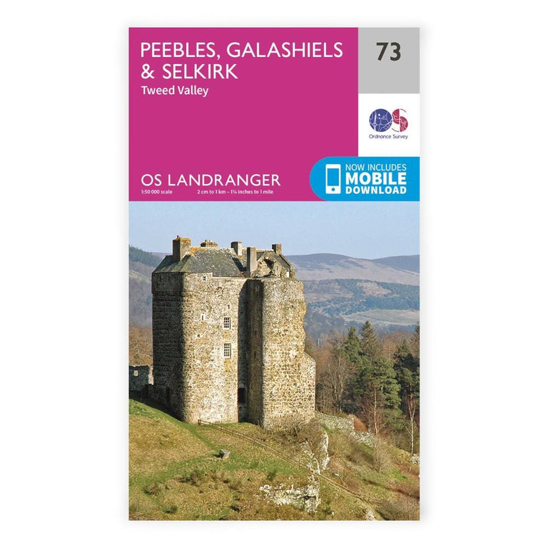 OS Landranger / Peebles & Galashiels