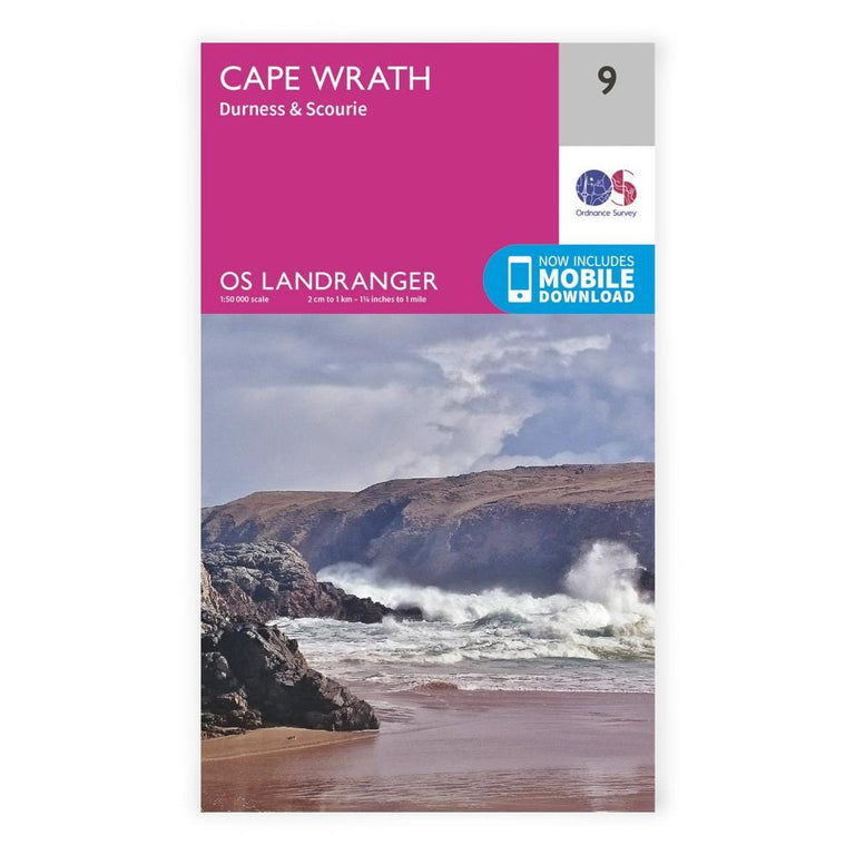 OS Landranger / Cape Wrath, Durness Scourie