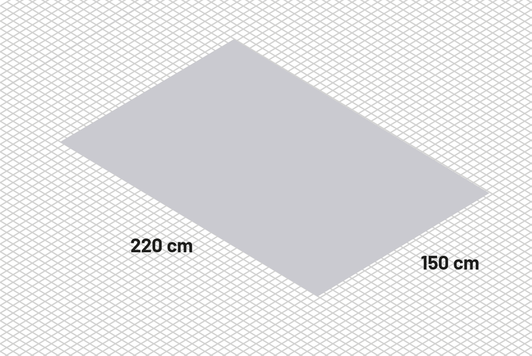 Waterproof groundsheet dimensions