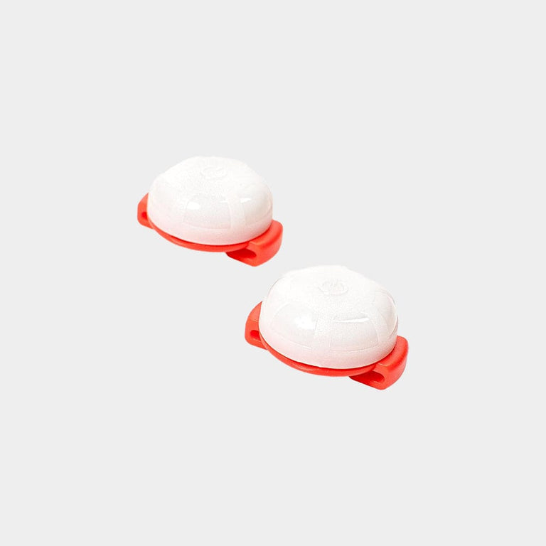 Alpkit Blip red flashing safety lights in Chilli red