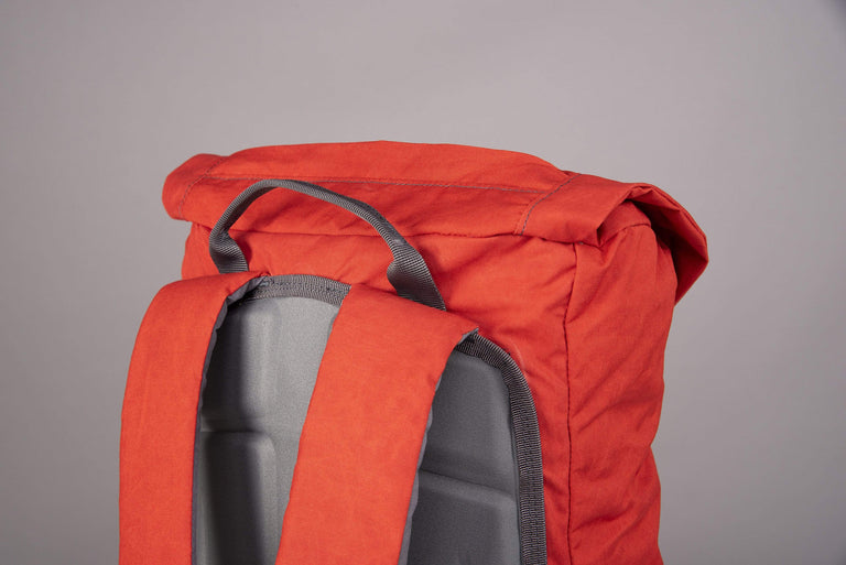 Alpkit brevet wax cotton pack in rust handle - closed