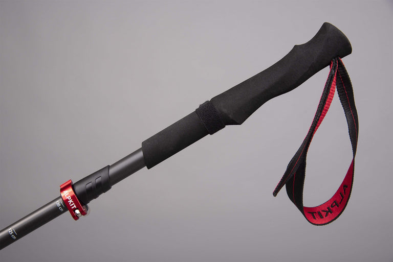 carbon marathon ultra trekking pole handle detail