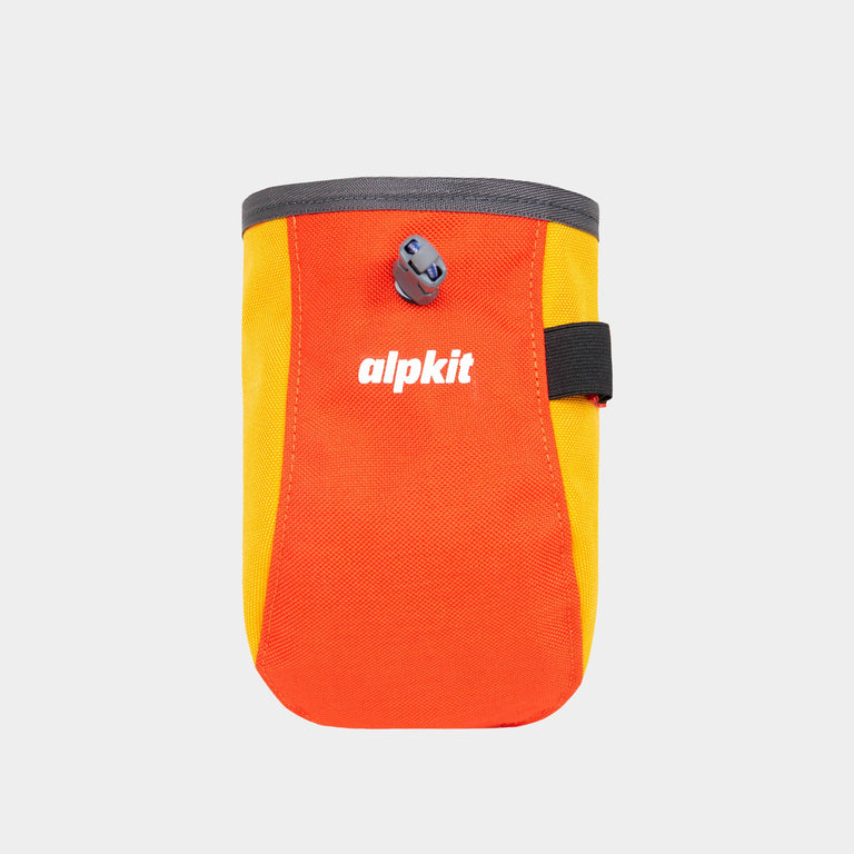 alpkit climbing chalk bag in pina colada