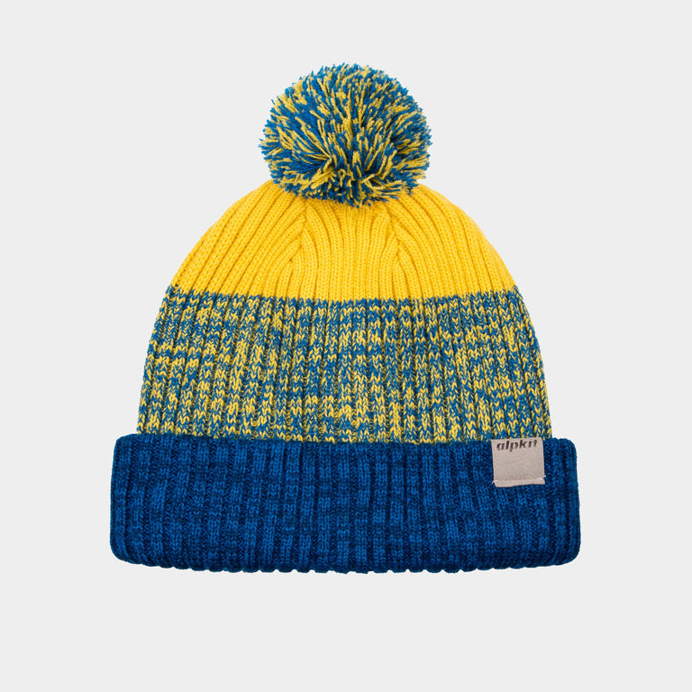 alpkit cwtch bobble beanie in reef blue