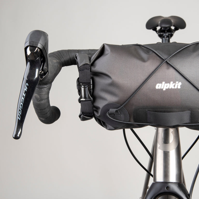 alpkit deluge handlebar bag 3L roll top