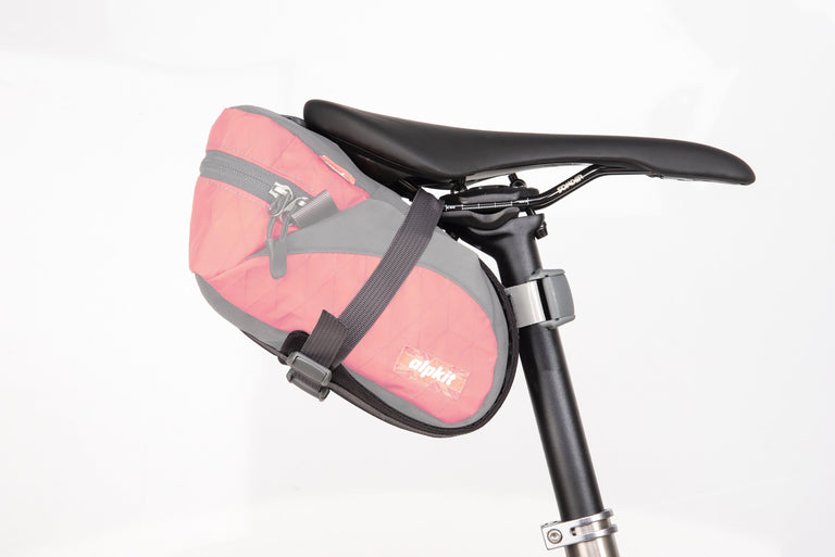 alpkit enduro seatpack harness fitted