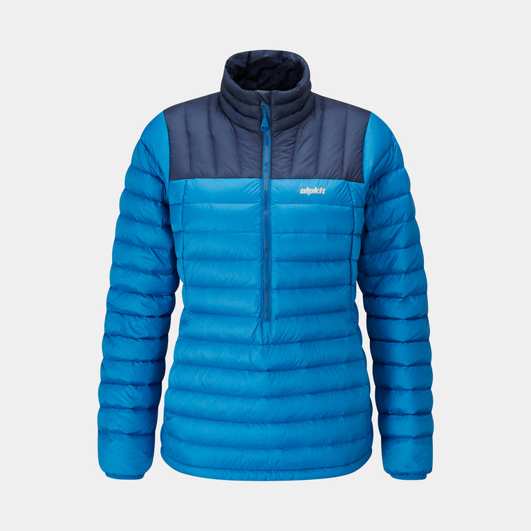 alpkit womens filoment smock in reef blue