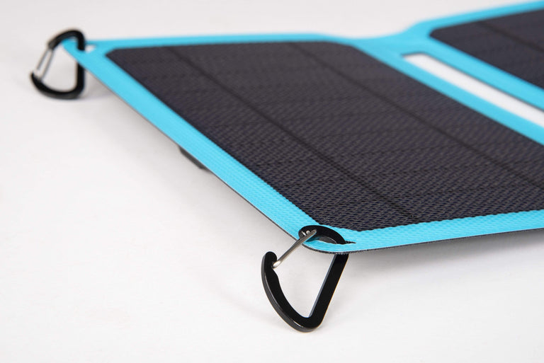 Alpkit flare solar panel in reef clippers